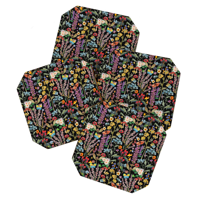 Wild Flowers Paradise Coaster Gallery Image 1