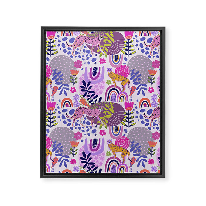 Cheetah Dreams Framed Canvas Print Gallery Image 1