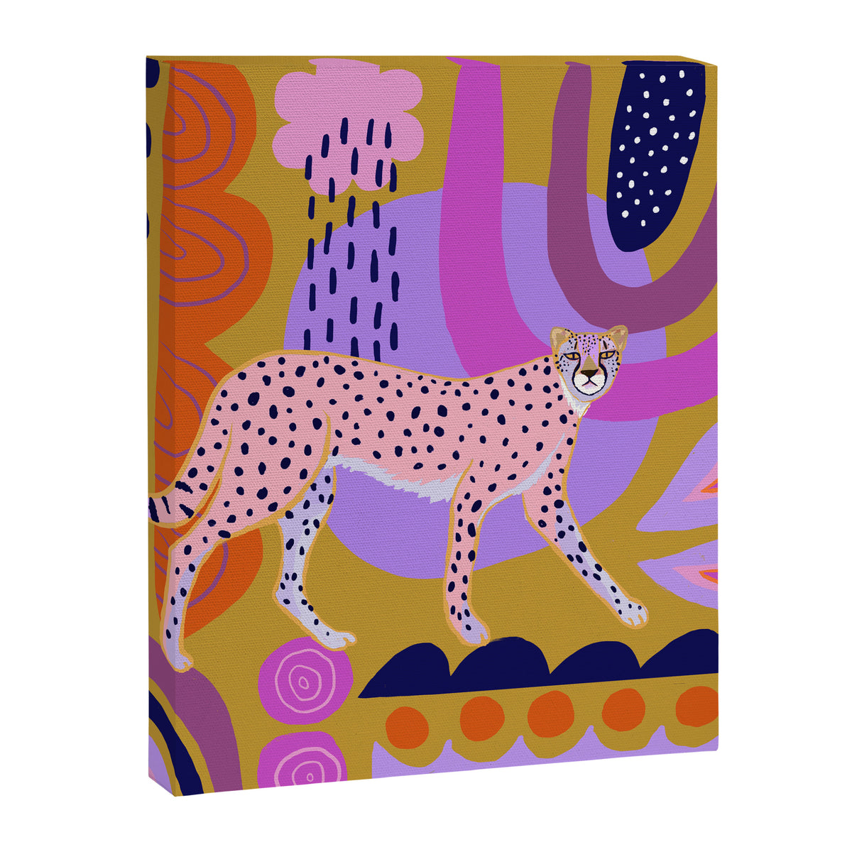 Modern Cheetah Canvas Print Gallery Image 8