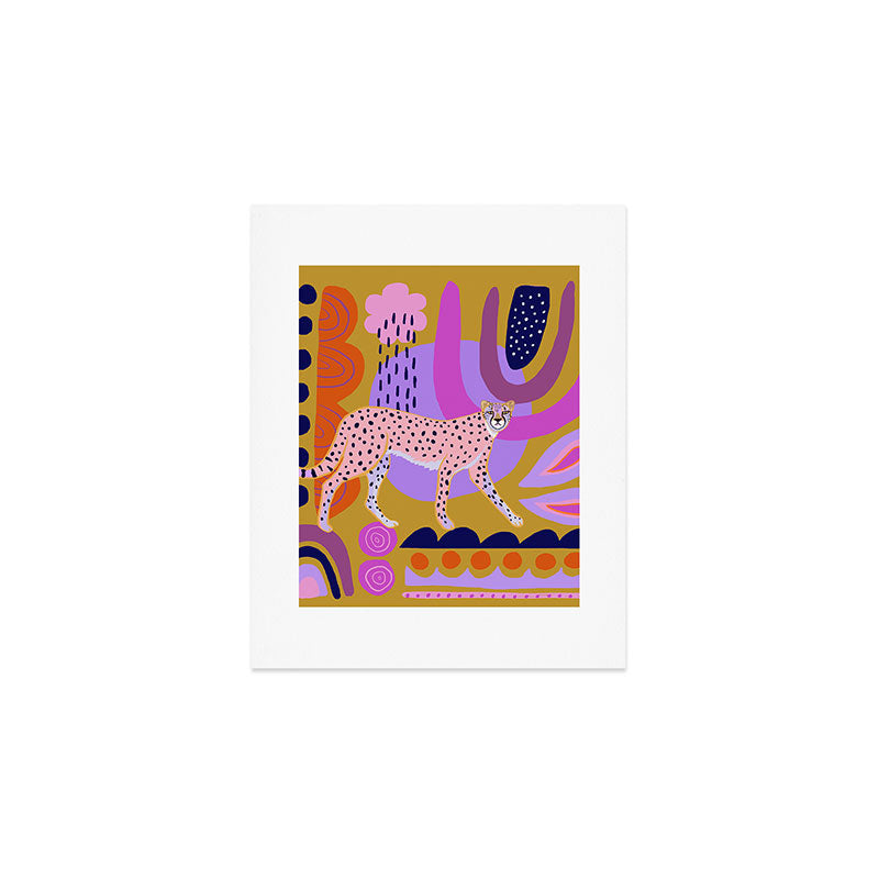 Modern Cheetah Art Print Gallery Image 1