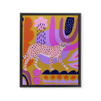Modern Cheetah Framed Canvas Print Gallery Image 8