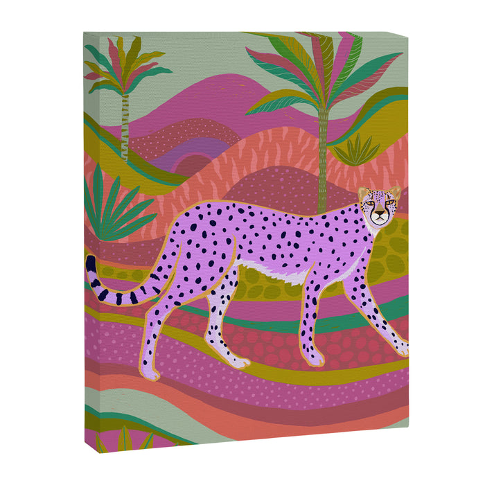 Pink Cheetah Canvas Print Gallery Image 1