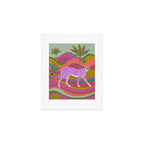 Pink Cheetah Art Print Gallery Image 1