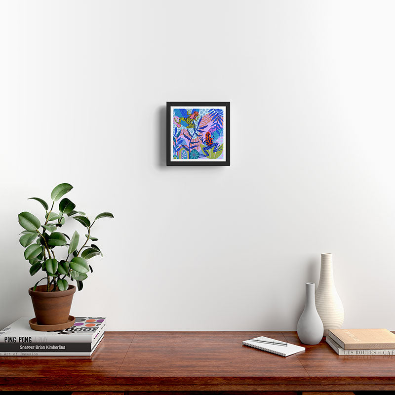 Poison Dart Frogs Framed Art Print Gallery Image 2