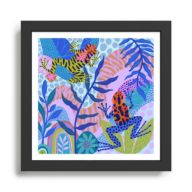Poison Dart Frogs Framed Art Print Gallery Image 1