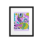 Two Pink Cheetahs Framed Art Print Gallery Image 6