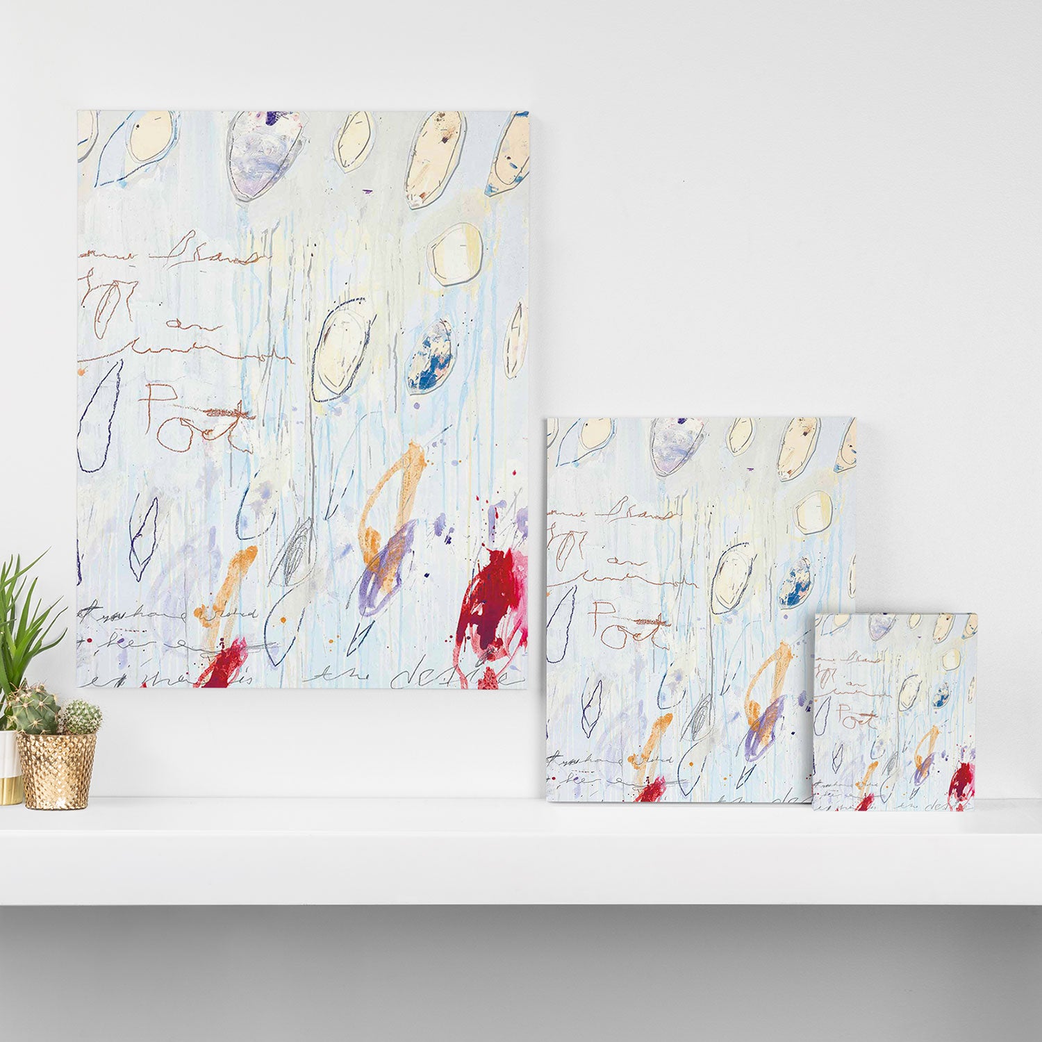Blue Twombly 1928-2011 Canvas Print Gallery Image 3