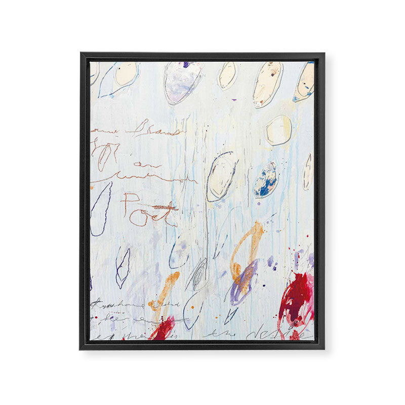 Blue Twombly 1928-2011 Framed Canvas Print Gallery Image 3