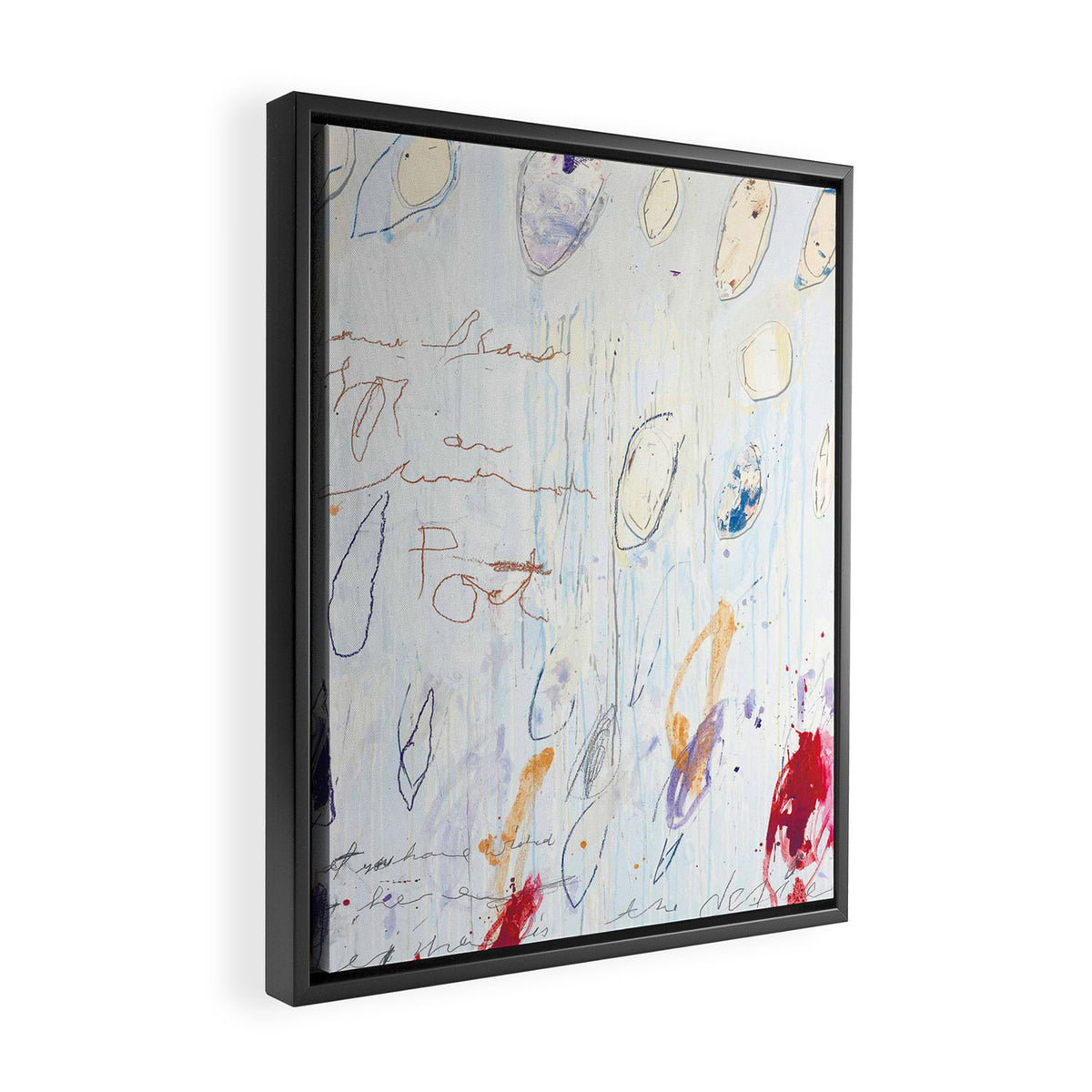 Blue Twombly 1928-2011 Framed Canvas Print Gallery Image 2