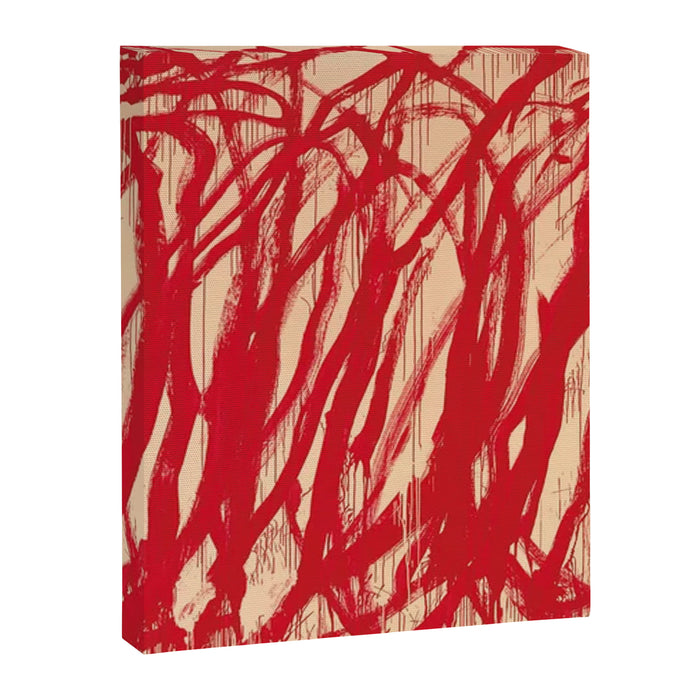 cy twombly red line Canvas Print Gallery Image 1