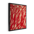 cy twombly red line Framed Canvas Print Gallery Image 2