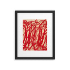 cy twombly red line Framed Art Print Gallery Image 5