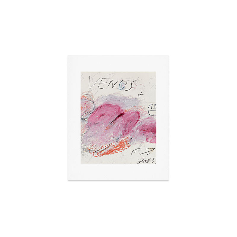 Cy Twombly Venus Adonis Art Print