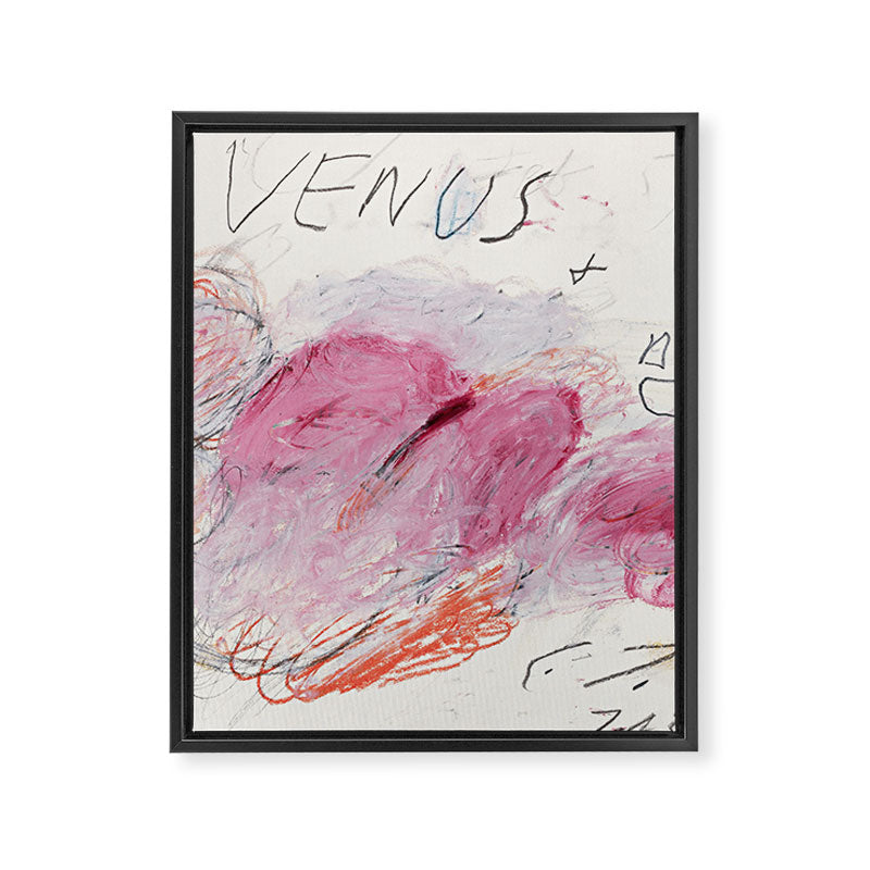 Cy Twombly Venus Adonis Framed Canvas Print Gallery Image 8