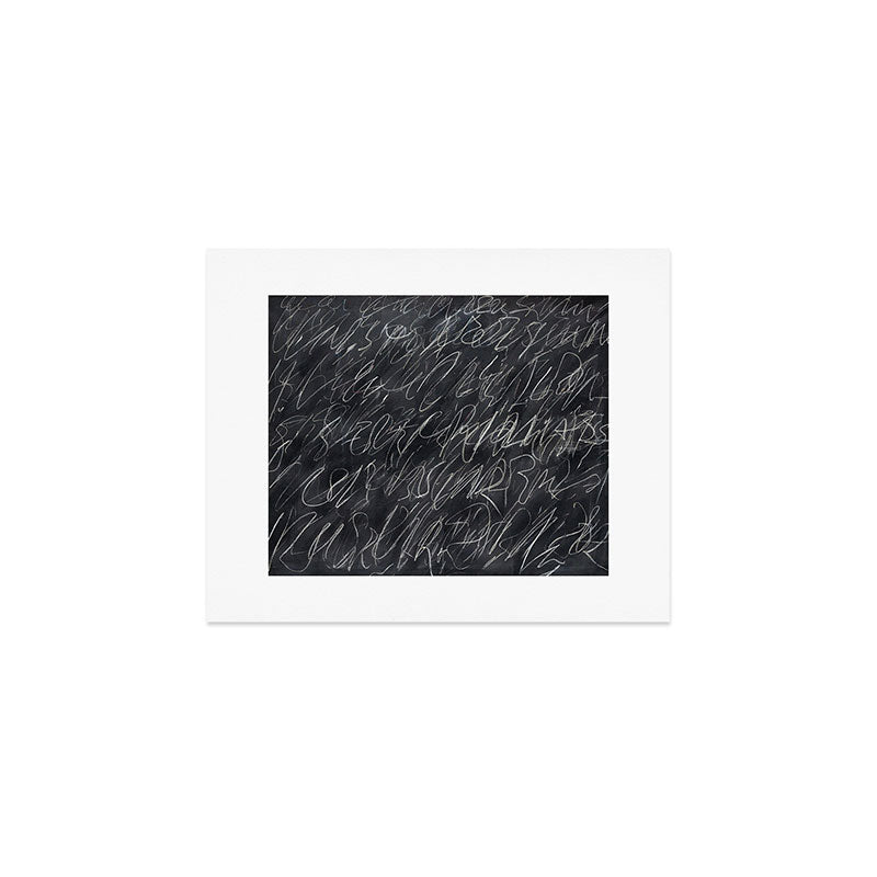 Twombly Blackboard Art Print Gallery Image 1