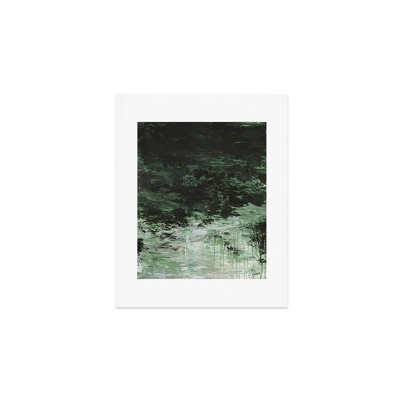 Twombly Green Water 1988 Art Print Gallery Image 1