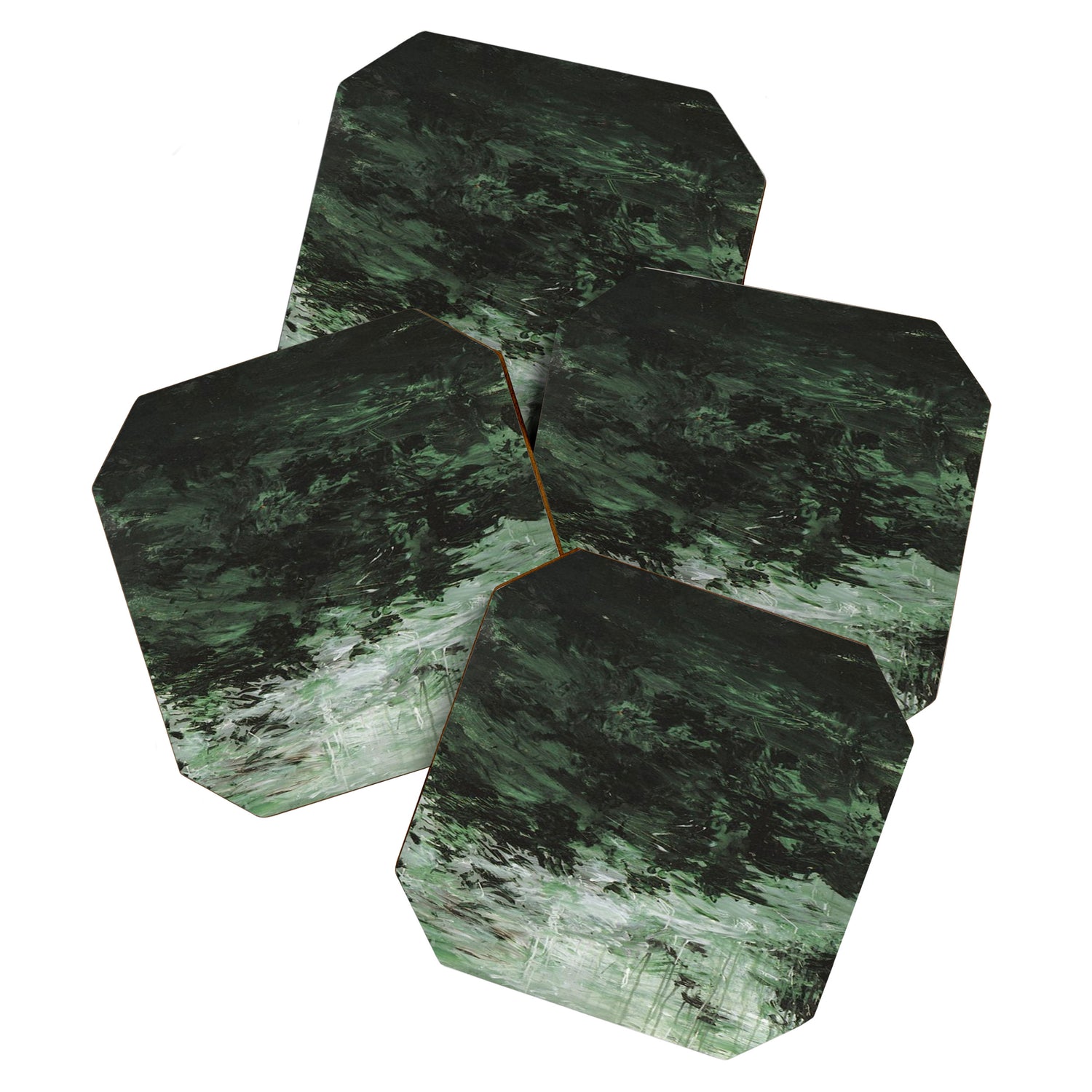 Twombly Green Water 1988 Coaster Gallery Image 1