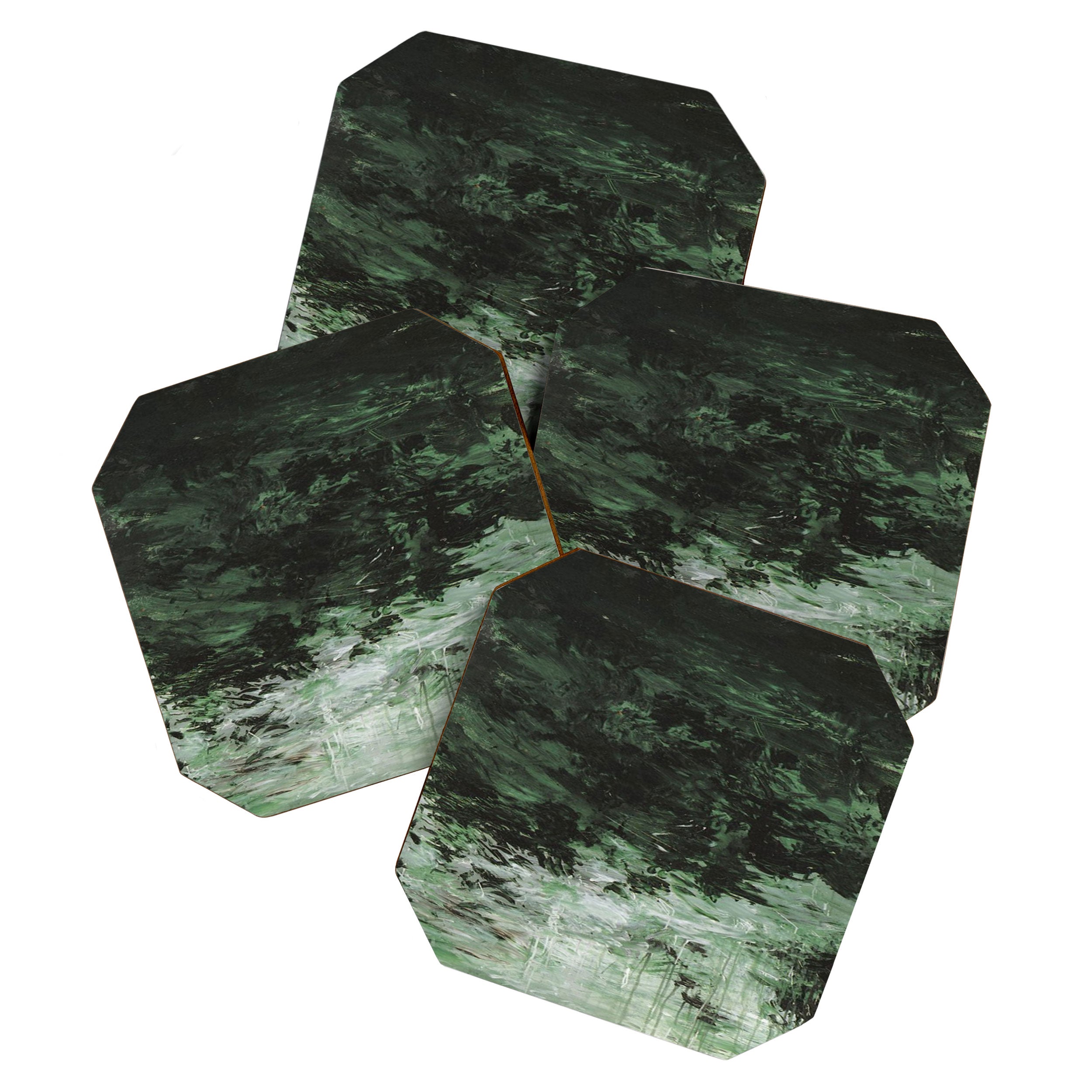 Twombly Green Water 1988 Coaster Gallery Image 1
