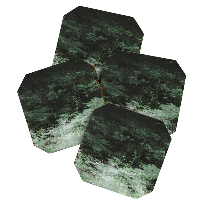 Twombly Green Water 1988 Coaster Gallery Image 1
