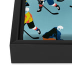 hockey Framed Canvas Print Gallery Image 3