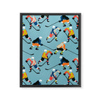 hockey Framed Canvas Print Gallery Image 8