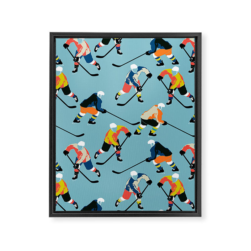 hockey Framed Canvas Print Gallery Image 8
