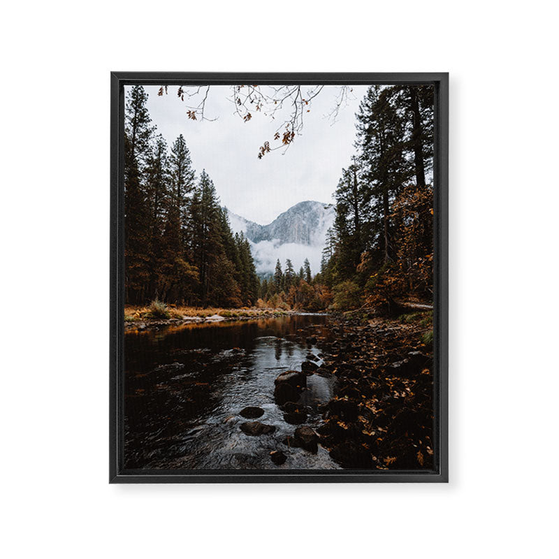 Autumn in Yosemite Framed Canvas Print Gallery Image 6