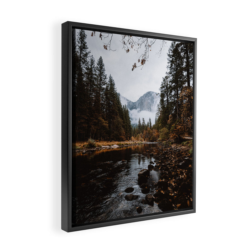 Autumn in Yosemite Framed Canvas Print Gallery Image 2