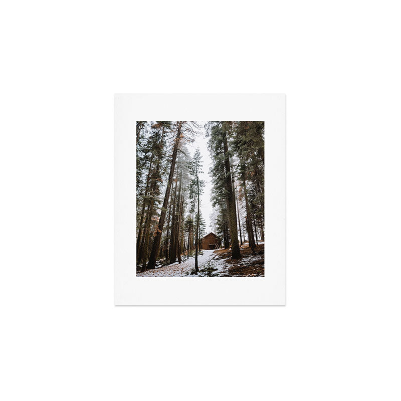 Cabin in the Woods Art Print Gallery Image 1