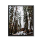 Cabin in the Woods Framed Canvas Print Gallery Image 6