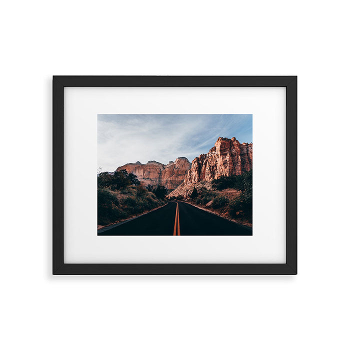 Roads of Zion Framed Art Print Gallery Image 1