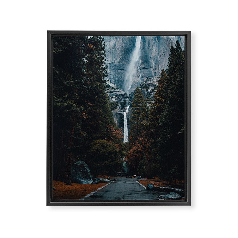 Upper and Lower Yosemite Falls Framed Canvas Print Gallery Image 6