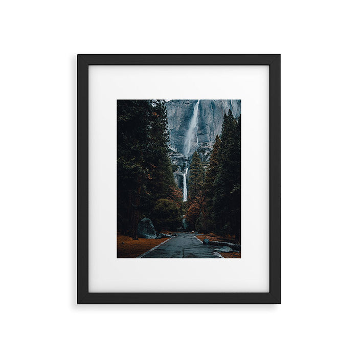Upper and Lower Yosemite Falls Framed Art Print Gallery Image 1