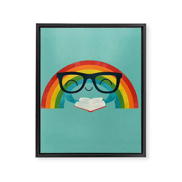 Brainbow Framed Canvas Print Gallery Image 1
