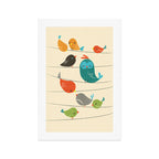 Colorful Birds Art Print Gallery Image 1