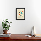 Colorful Birds Framed Art Print Gallery Image 2