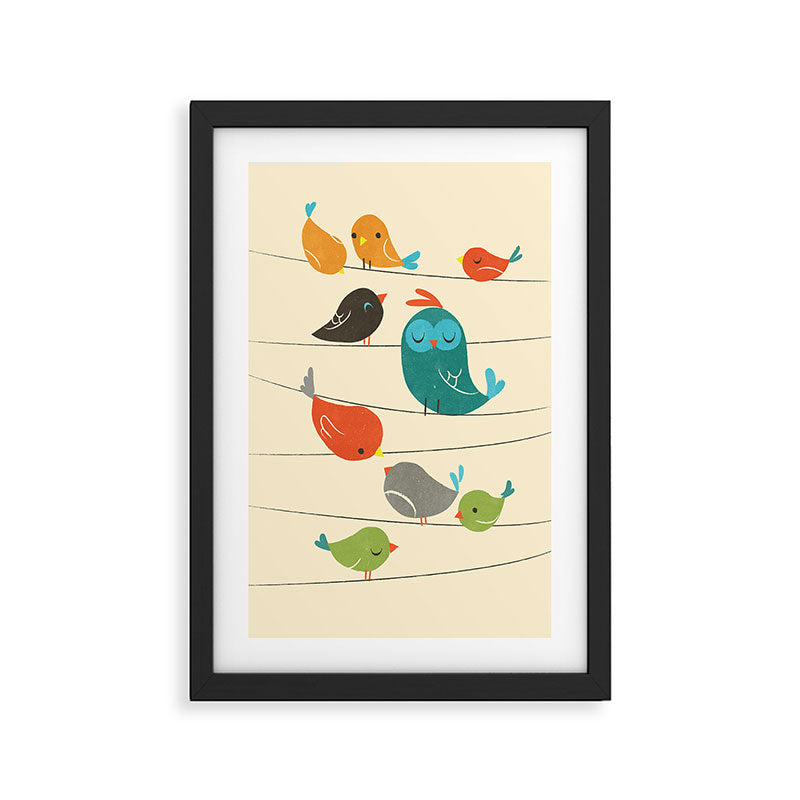Colorful Birds Framed Art Print Gallery Image 2