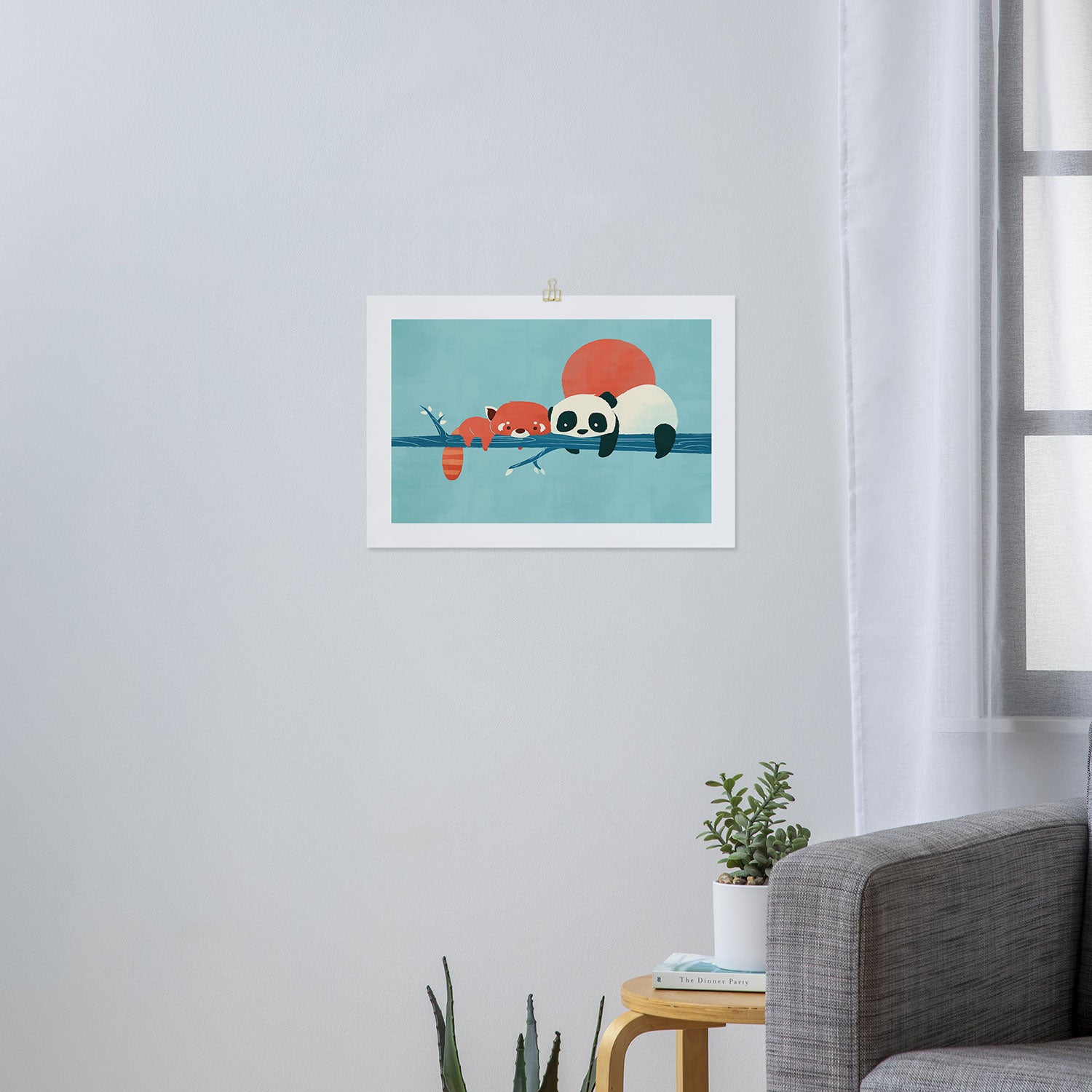 Pandas Art Print Gallery Image 3