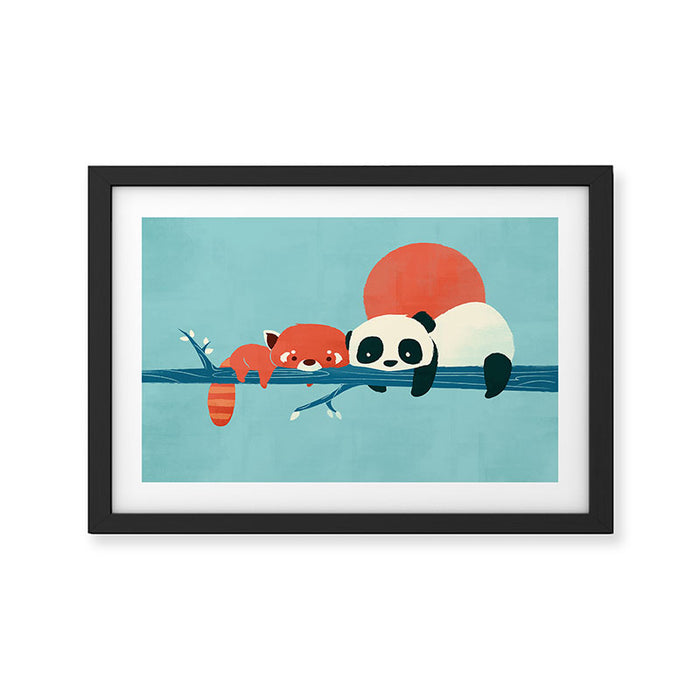 Pandas Framed Art Print Gallery Image 1