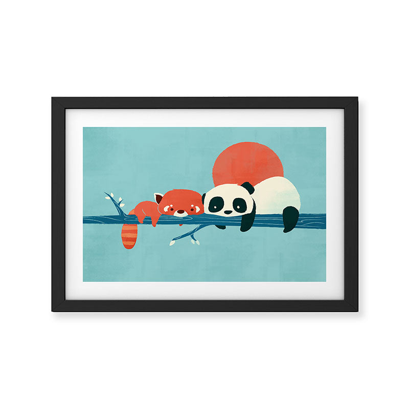 Pandas Framed Art Print Gallery Image 2