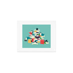Reading Penguins Art Print Gallery Image 1
