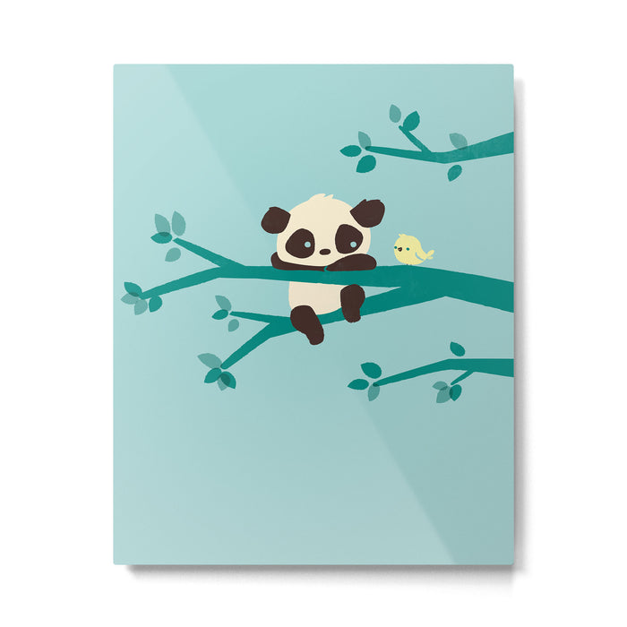 Sad Panda Metal Print Gallery Image 1