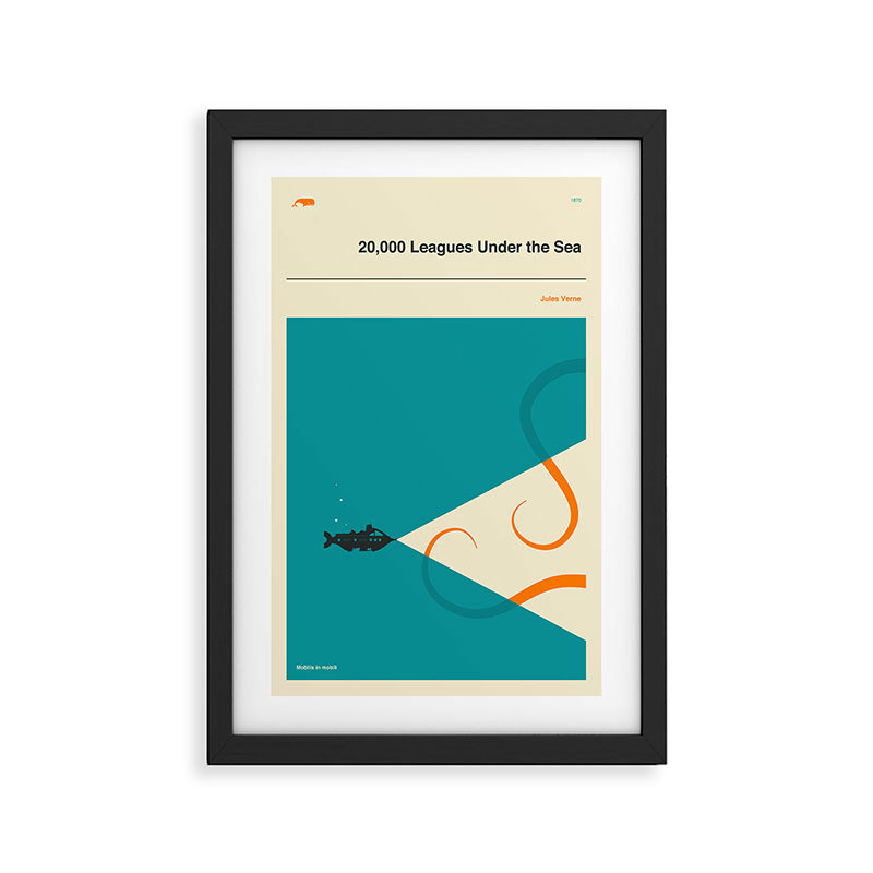 20,000 Leagues Under the Sea Framed Art Print Gallery Image 2