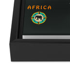AFRICA MAP Framed Canvas Print Gallery Image 3