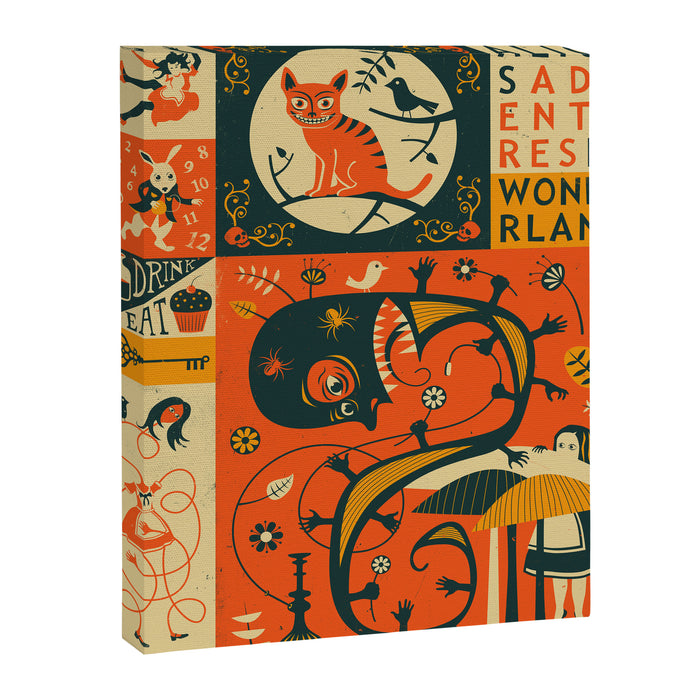 ALICE'S ADVENTURES IN WONDERLAND Canvas Print Gallery Image 1