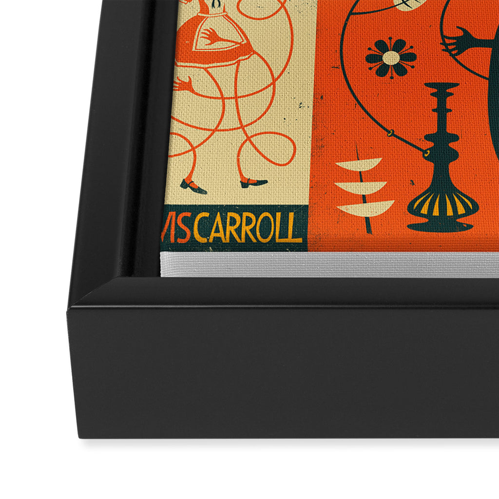 ALICE'S ADVENTURES IN WONDERLAND Framed Canvas Print Gallery Image 3