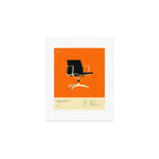 Aluminum Office Chair (1958) Art Print Gallery Image 1