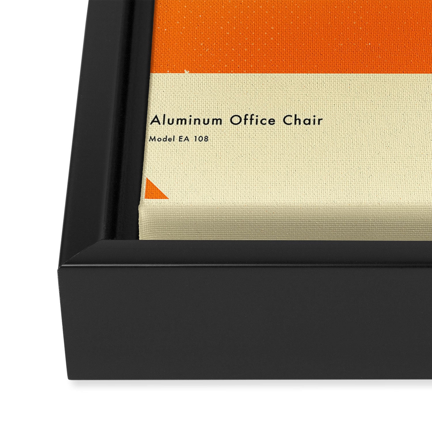 Aluminum Office Chair (1958) Framed Canvas Print Gallery Image 3