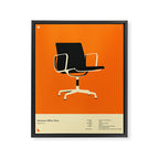 Aluminum Office Chair (1958) Framed Canvas Print Gallery Image 6