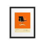 Aluminum Office Chair (1958) Framed Art Print Gallery Image 5